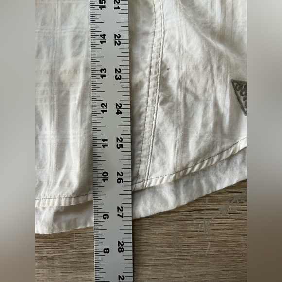 Guess Men White Utility Shirt Jacket Button Up Spring Cotton Lightweight Size M - Picture 3 of 11